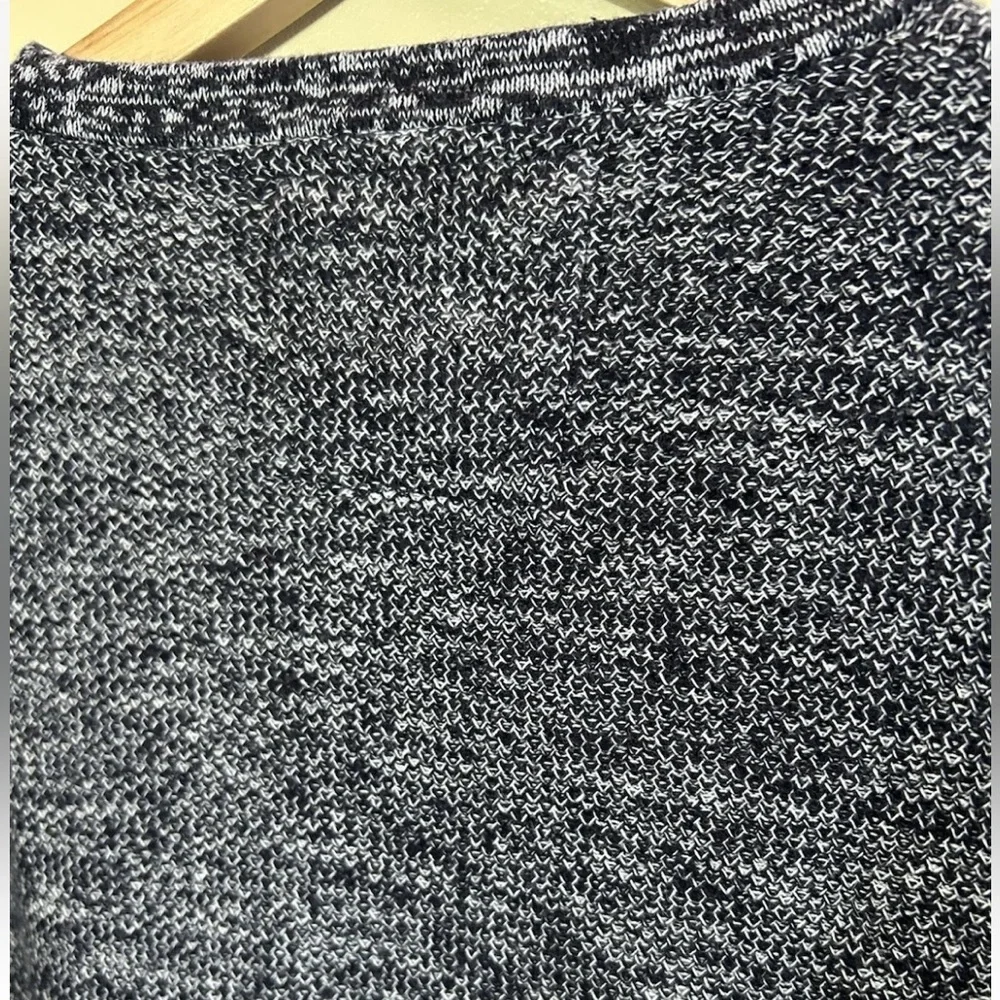KANGOL Two Tone Fitted Pullover Crewneck Men's Sweater Size Medium Blue/White